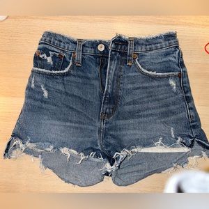 Abercrombie Denim Shorts Curve Love High Rise Mom Shorts
